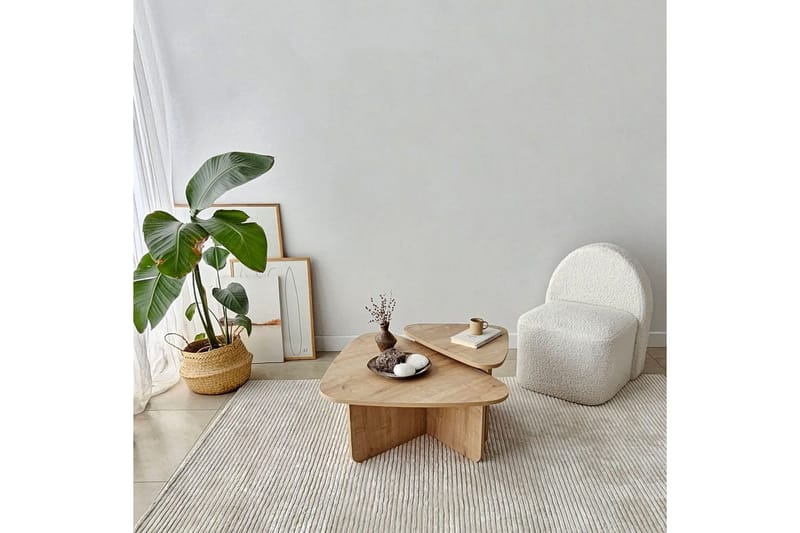 Sohvapöytäsarja Jewa Sarja Safidoniritammi - Safidoniritammi - Huonekalut - Pöytä & ruokailuryhmä - Apupöytä & sivupöytä - Sarjapöytä