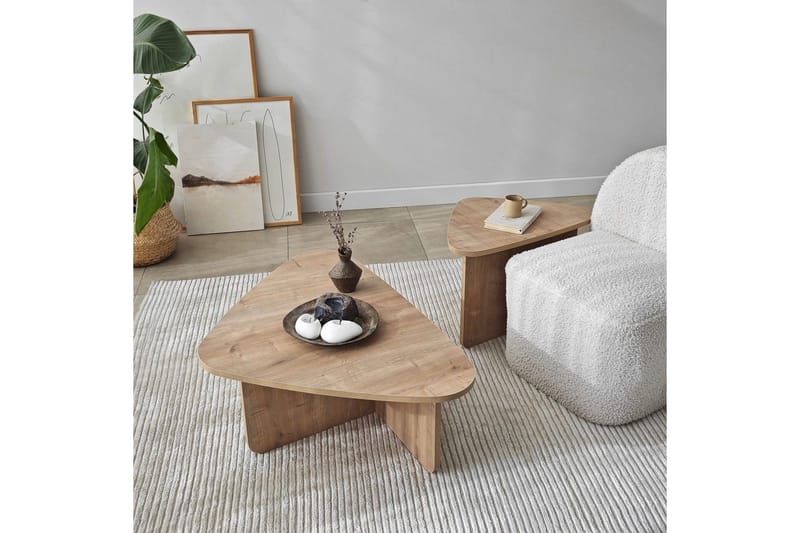 Sohvapöytäsarja Jewa Sarja Safidoniritammi - Safidoniritammi - Huonekalut - Pöytä & ruokailuryhmä - Apupöytä & sivupöytä - Sarjapöytä