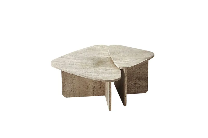 Sohvapöytäsarja Jewa Sarja Travertiini, Travertiini