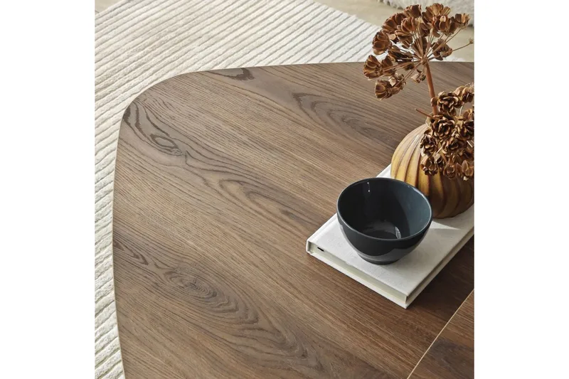 Sohvapöytäsarja Jewa Sarja Pähkinäpuu - Pähkinäpuu - Huonekalut - Pöytä & ruokailuryhmä - Apupöytä & sivupöytä - Sarjapöytä