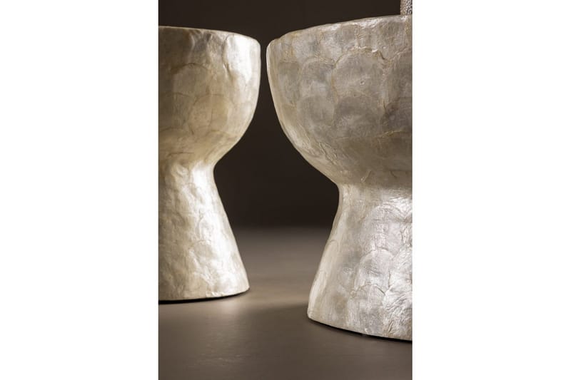 Sohvapöytäsetti VIND Sandön 2 kpl Pyöreät 70 cm/40 cm Vaaleanharmaa - Huonekalut - Pöytä & ruokailuryhmä - Apupöytä & sivupöytä - Sarjapöytä