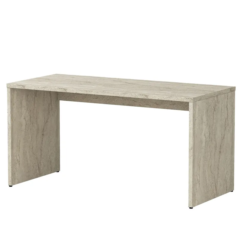 Sohvapöytäsetti Wallxpert Cleo Shelf (90 x 44,8 x 40 cm) travertiini - Travertiini - Huonekalut - Pöytä & ruokailuryhmä - Sohvapöytä