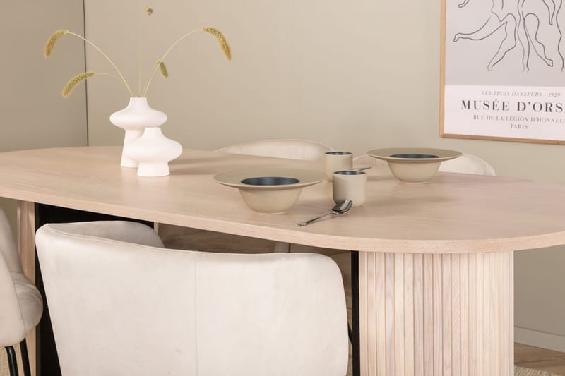 Soikea ruokailuryhmä Venture Home Bianca, Berit - Huonekalut - Pöytä & ruokailuryhmä - Ruokailuryhmä