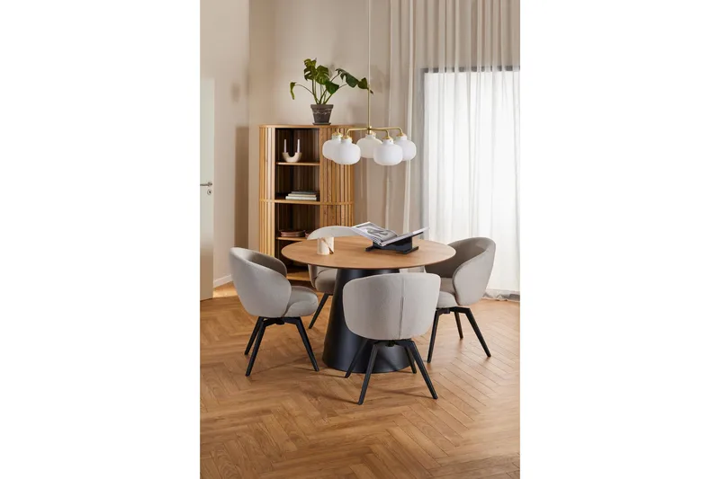 Soli Ruokapöytä 120x120 cm Pyöreä - Luonnonväri - Huonekalut - Pöytä & ruokailuryhmä - Ruokapöydät & keittiön pöydät