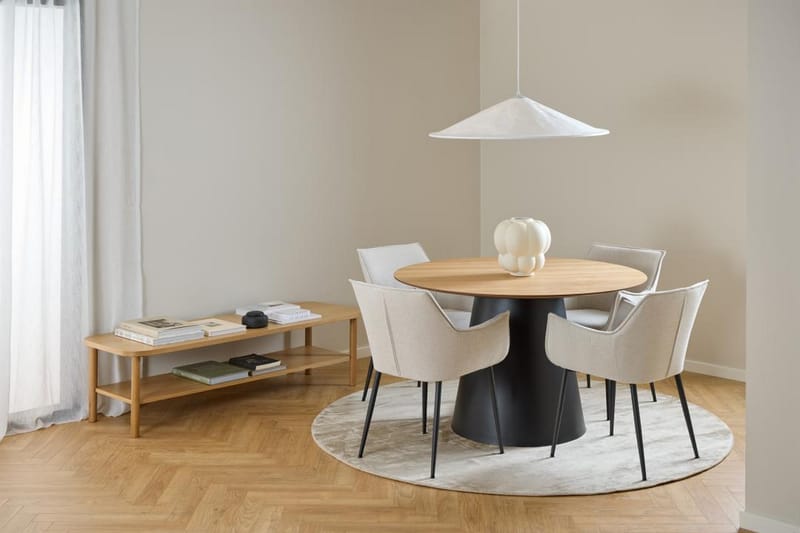 Soli Ruokapöytä 120x120 cm Pyöreä - Luonnonväri - Huonekalut - Pöytä & ruokailuryhmä - Ruokapöydät & keittiön pöydät