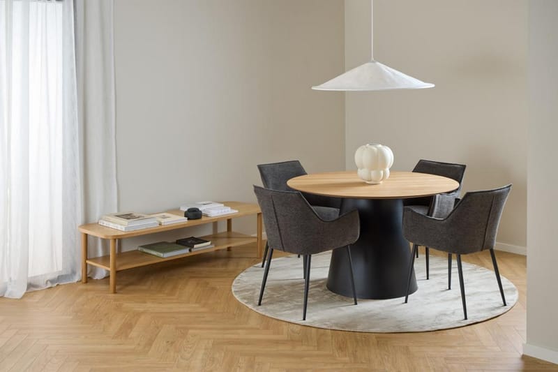 Soli Ruokapöytä 120x120 cm Pyöreä - Luonnonväri - Huonekalut - Pöytä & ruokailuryhmä - Ruokapöydät & keittiön pöydät