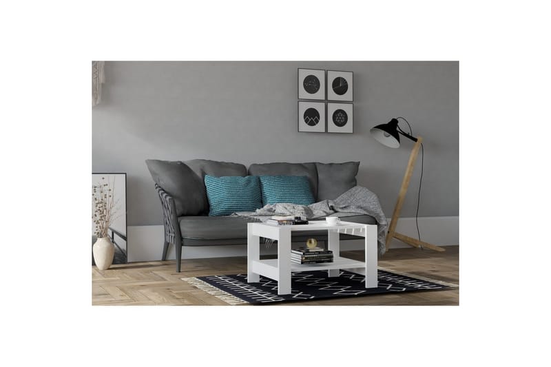 Sorin Sohvapöytä 69,8 cm - Valkoinen - Huonekalut - Pöytä & ruokailuryhmä - Sohvapöytä