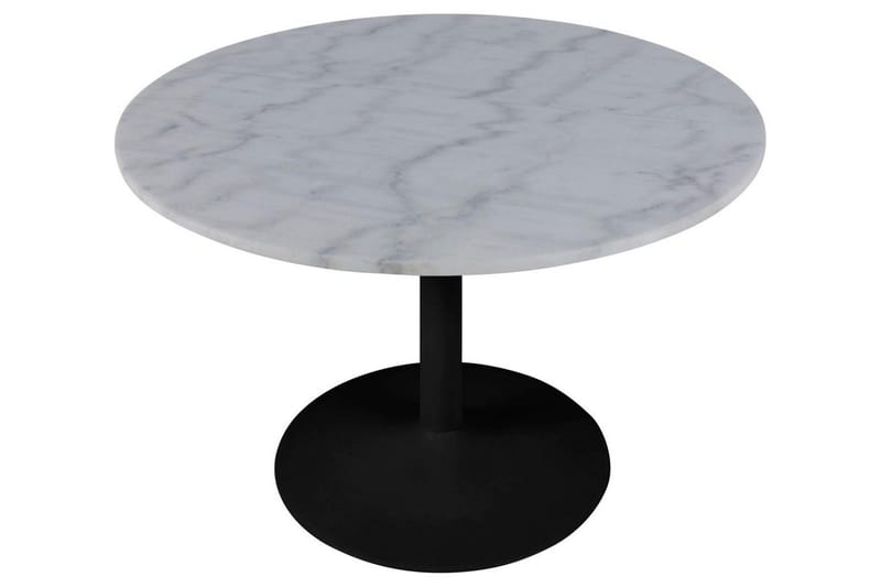 Stabby Ruokapöytä 110x110 cm Pyöreä - Valkoinen - Huonekalut - Pöytä & ruokailuryhmä - Ruokapöydät & keittiön pöydät