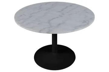 Stabby Ruokapöytä 110x110 cm Pyöreä - Valkoinen - Huonekalut - Pöytä & ruokailuryhmä - Ruokapöydät & keittiön pöydät