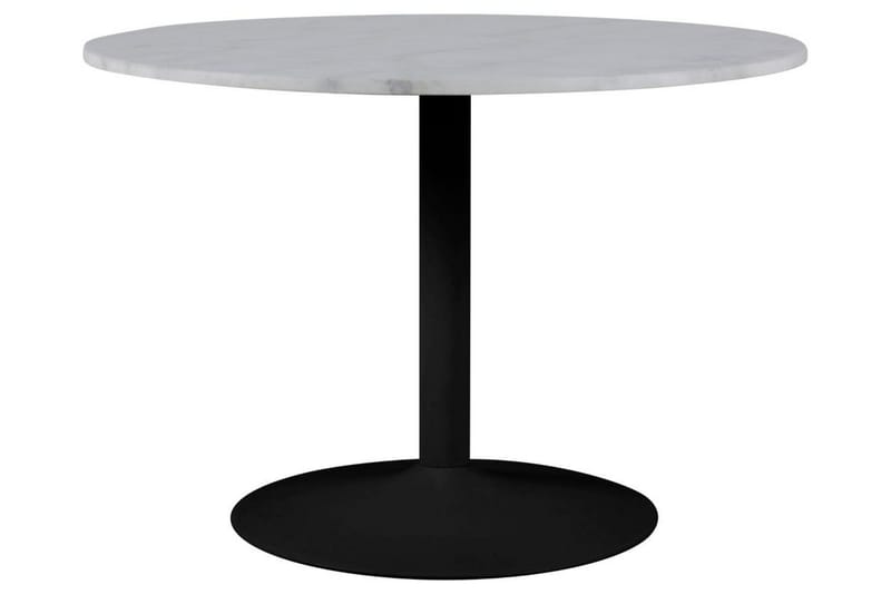 Stabby Ruokapöytä 110x110 cm Pyöreä - Valkoinen - Huonekalut - Pöytä & ruokailuryhmä - Ruokapöydät & keittiön pöydät