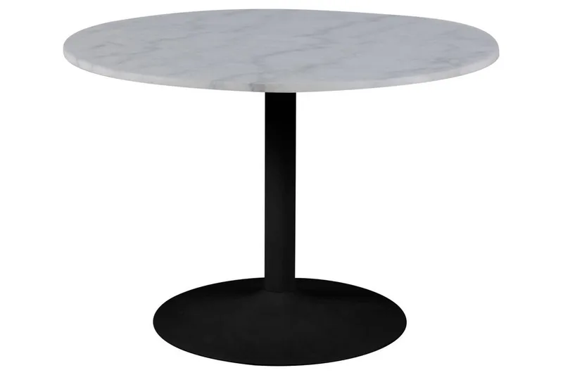 Stabby Ruokapöytä 110x110 cm Pyöreä, Valkoinen