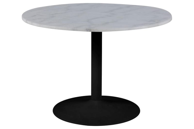 Stabby Ruokapöytä 110x110 cm Pyöreä - Valkoinen - Huonekalut - Pöytä & ruokailuryhmä - Ruokapöydät & keittiön pöydät