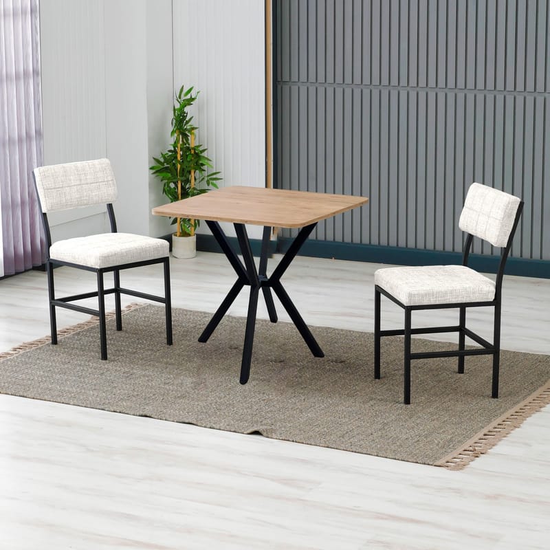 Stedum ruokailuryhmä pöytä 70 cm + 2 tuolia - Huonekalut - Pöytä & ruokailuryhmä - Ruokailuryhmä