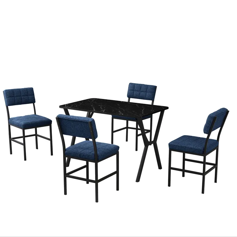 Stedum ruokailuryhmä pöytä 110 cm + 4 tuolia, undefined
