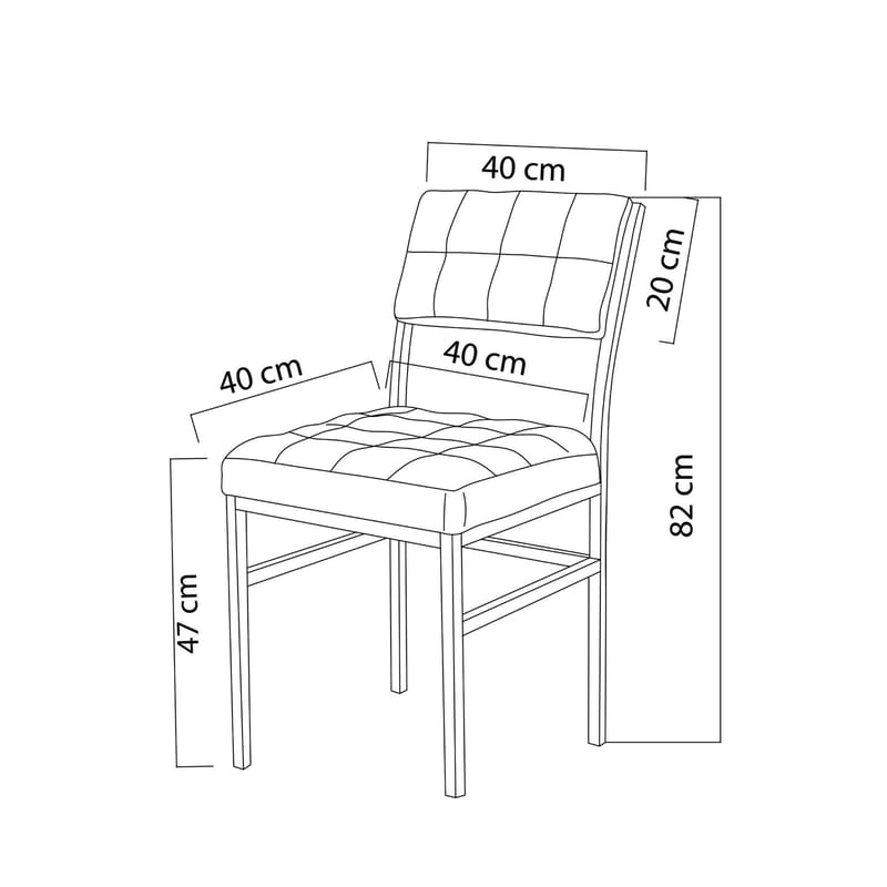 Stedum ruokailuryhmä pöytä 110 cm + 4 tuolia - Huonekalut - Pöytä & ruokailuryhmä - Ruokailuryhmä