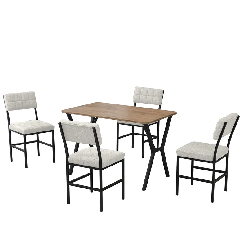 Stedum ruokailuryhmä pöytä 110 cm + 4 tuolia, undefined