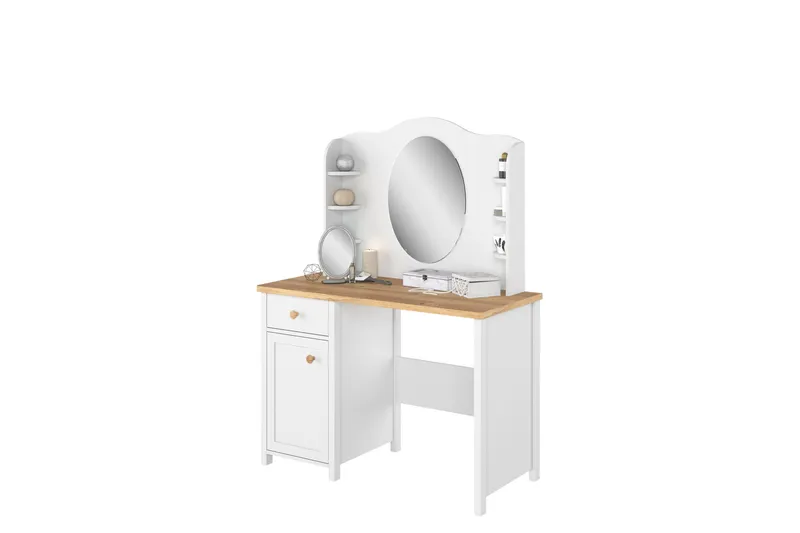 Storys Peilipöytä 110x52 cm, Valkoinen