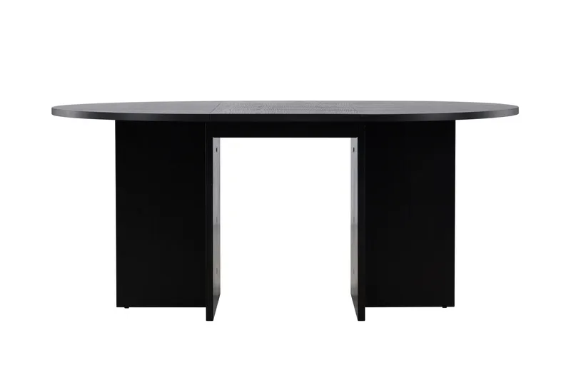 Strada Ruokapöytä 120 cm Suorakulmainen, Musta