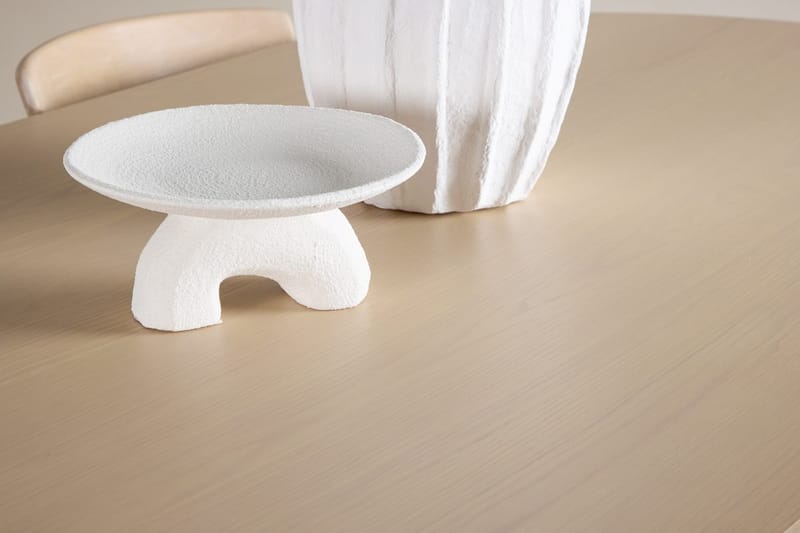 Suorakulmainen ruokailuryhmä Tyresö 220 cm, 6 Ven-tuolia - Luonnonväri/Whitewash - Huonekalut - Pöytä & ruokailuryhmä - Ruokailuryhmä