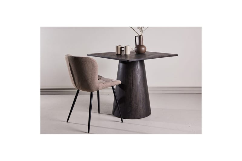 Suorakulmainen ruokapöytä Lanzi - Musta - Huonekalut - Pöytä & ruokailuryhmä - Ruokapöydät & keittiön pöydät