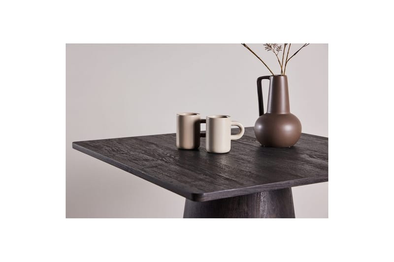 Suorakulmainen ruokapöytä Lanzi - Musta - Huonekalut - Pöytä & ruokailuryhmä - Ruokapöydät & keittiön pöydät