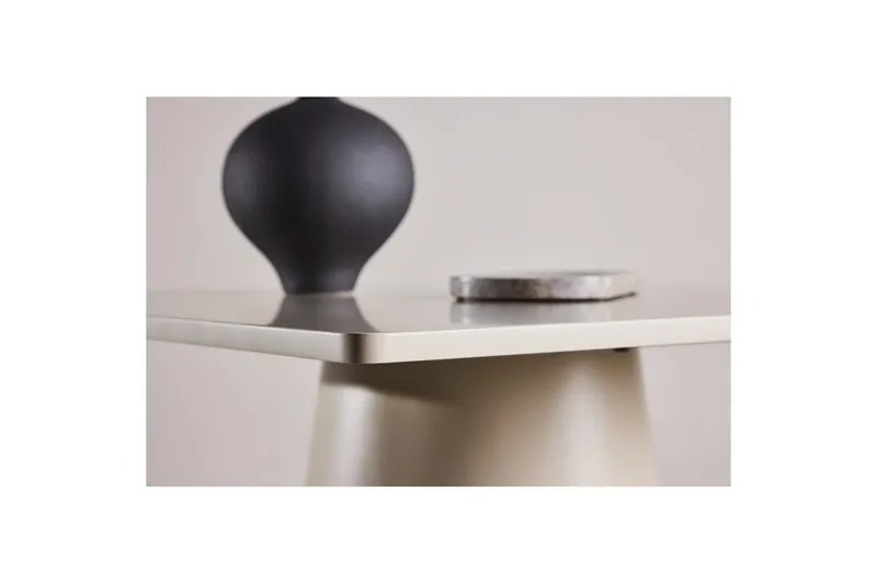 Suorakulmainen ruokapöytä Lanzi - Valkoinen - Huonekalut - Pöytä & ruokailuryhmä - Ruokapöydät & keittiön pöydät