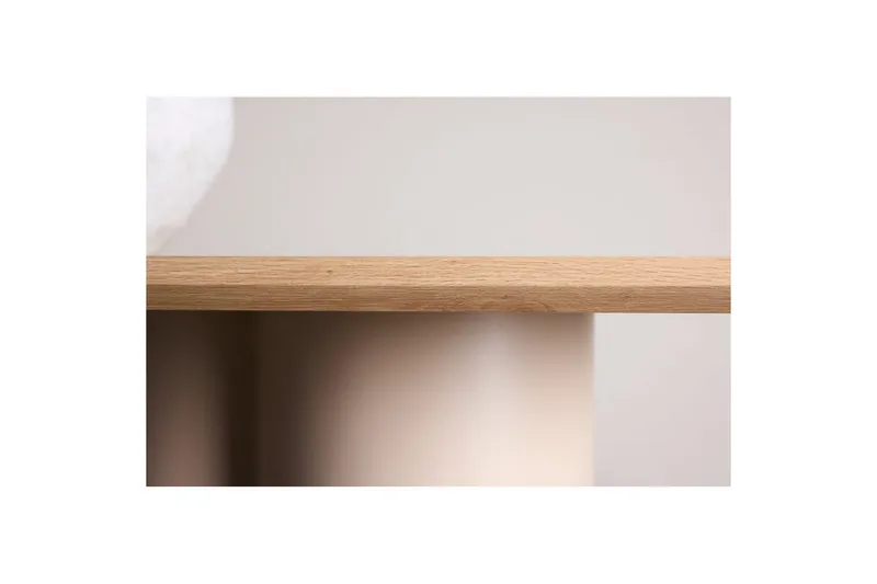 Suorakulmainen ruokapöytä Olivia - beige, 210x100x75 - Huonekalut - Pöytä & ruokailuryhmä - Ruokapöydät & keittiön pöydät