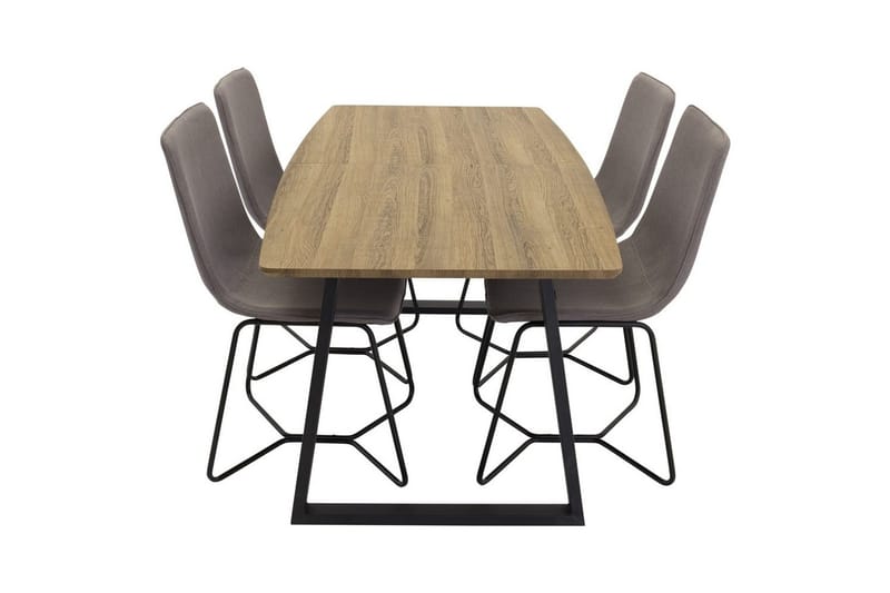 Suorakulmainen ruokaryhmä Inca, X - Huonekalut - Pöytä & ruokailuryhmä - Ruokailuryhmä