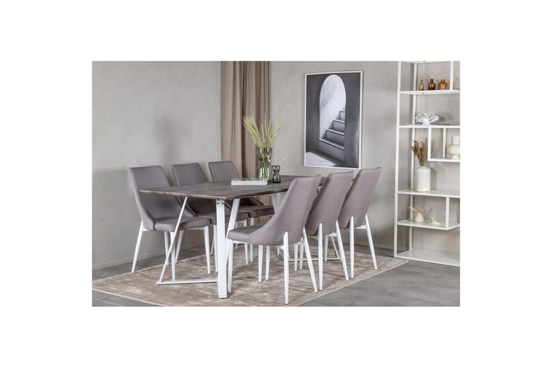 Suorakulmainen ruokaryhmä Marina, Leone - Huonekalut - Pöytä & ruokailuryhmä - Ruokailuryhmä