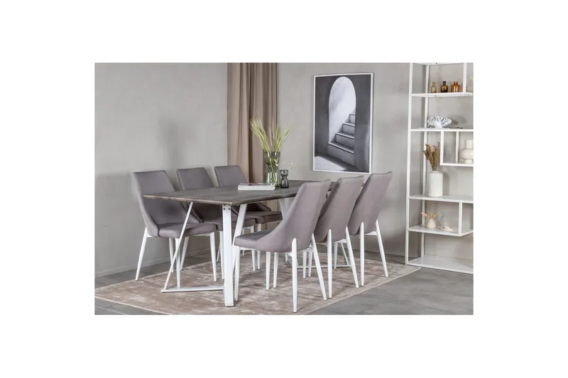 Suorakulmainen ruokaryhmä Marina, Leone - Huonekalut - Pöytä & ruokailuryhmä - Ruokailuryhmä