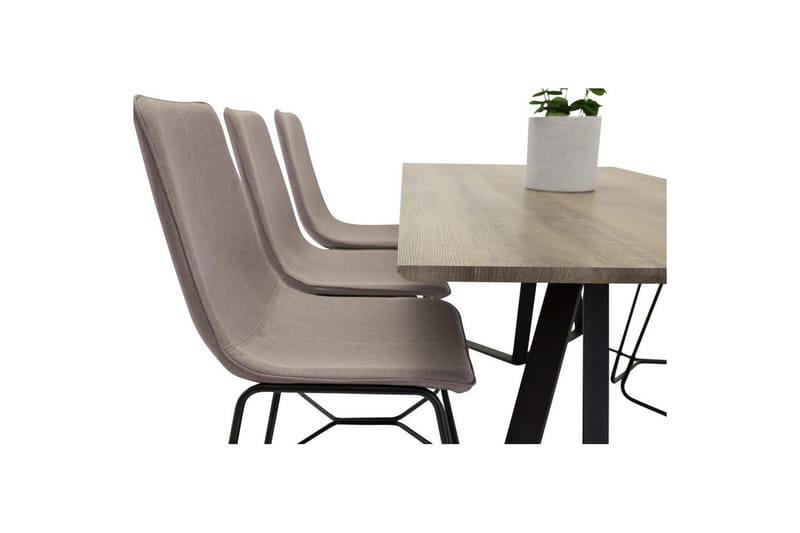 Suorakulmainen ruokaryhmä Marina, X - Huonekalut - Pöytä & ruokailuryhmä - Ruokailuryhmä