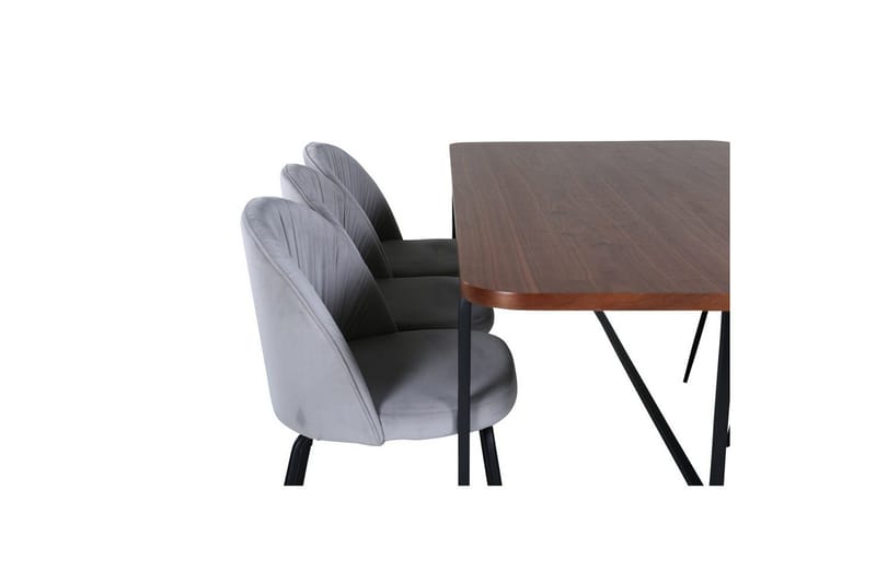 Suorakulmainen ruokaryhmä Uno, Wrinkles - Huonekalut - Pöytä & ruokailuryhmä - Ruokailuryhmä