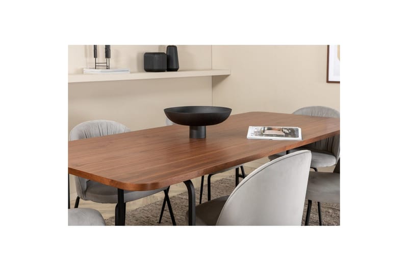 Suorakulmainen ruokaryhmä Uno, Wrinkles - Huonekalut - Pöytä & ruokailuryhmä - Ruokailuryhmä