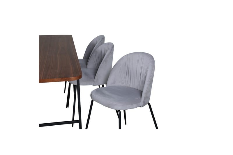 Suorakulmainen ruokaryhmä Uno, Wrinkles - Huonekalut - Pöytä & ruokailuryhmä - Ruokailuryhmä