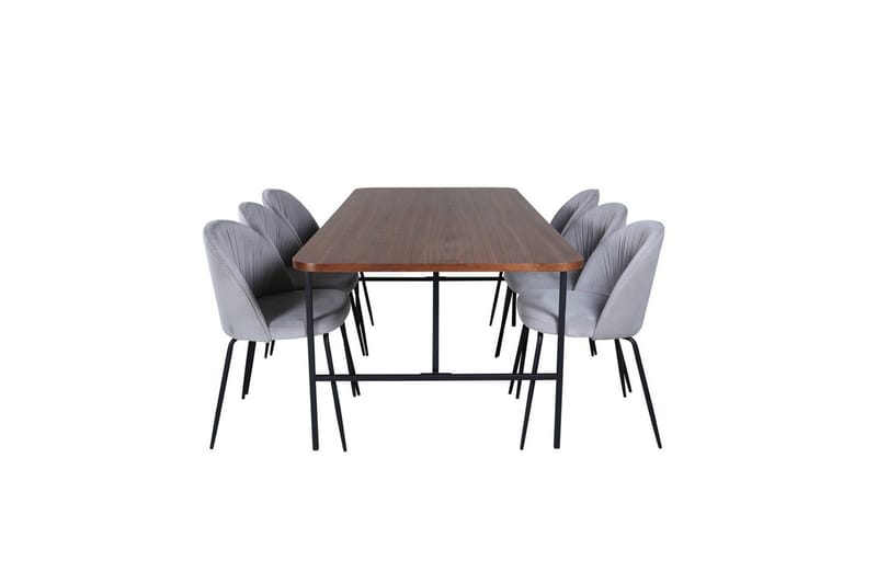 Suorakulmainen ruokaryhm ä Uno, Wrinkles - Huonekalut - Pöytä & ruokailuryhmä - Ruokailuryhmä