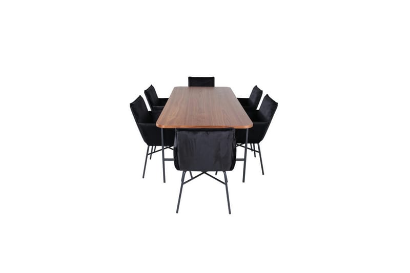 Suorakulmainen ruokaryhmä Uno, Petra - Huonekalut - Pöytä & ruokailuryhmä - Ruokailuryhmä