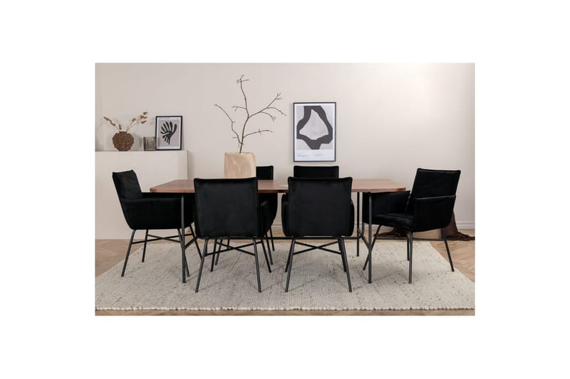 Suorakulmainen ruokaryhmä Uno, Petra - Huonekalut - Pöytä & ruokailuryhmä - Ruokailuryhm ä