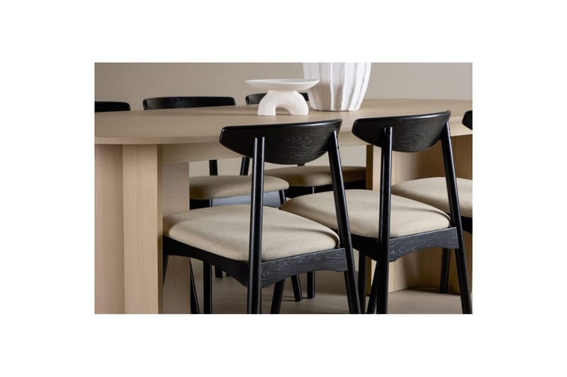 Suorakulmainen ruokaryhmä Ven, Tyresö - beige - Huonekalut - Pöytä & ruokailuryhmä - Ruokailuryhmä