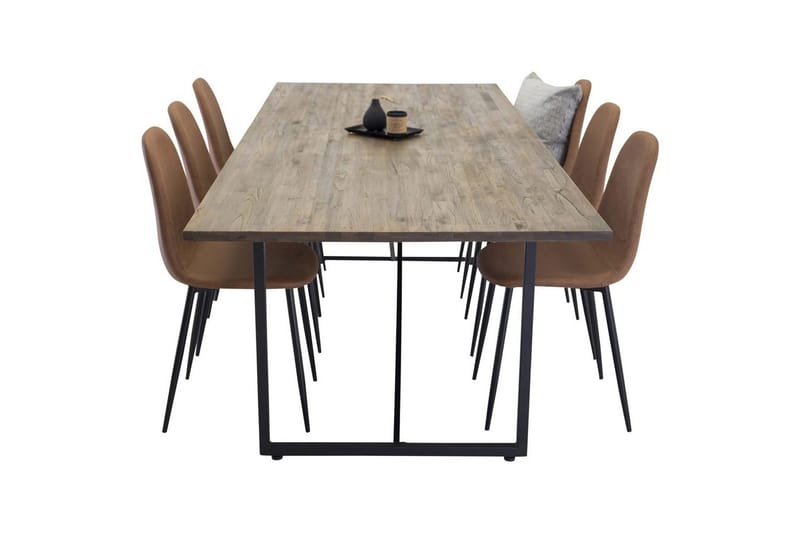 Suorakulmainen ruokaryhmä Padang, Napo - 6 - Huonekalut - Pöytä & ruokailuryhmä - Ruokailuryhmä