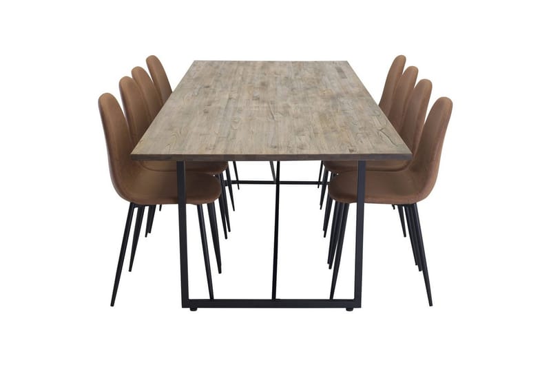 Suorakulmainen ruokaryhmä Padang, Napo - 8 - Huonekalut - Pöytä & ruokailuryhmä - Ruokailuryhmä