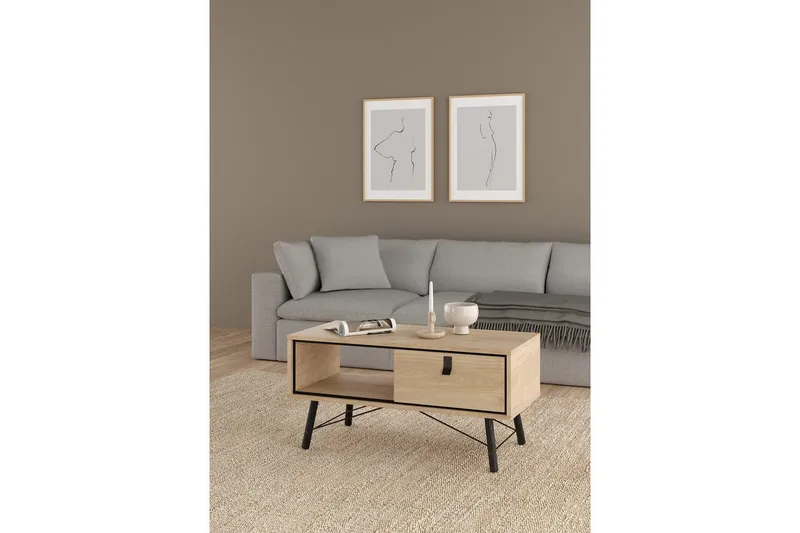 Tadami Sohvapöytä 102 cm - Luonnonväri - Huonekalut - Pöytä & ruokailuryhmä - Sohvapöytä