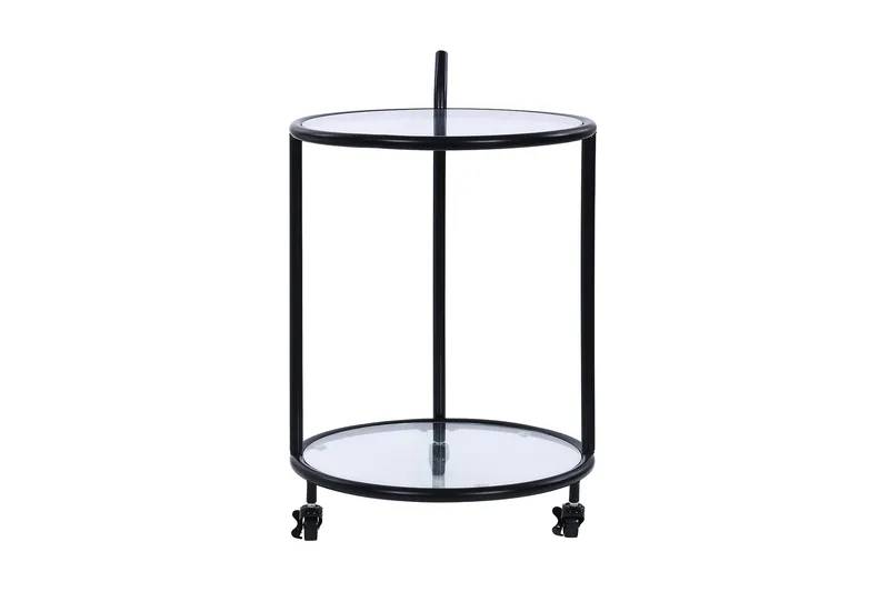 Juomavaunu Agnekil - Musta - Huonekalut - Pöytä & ruokailuryhmä - Tarjoiluvaunu - Tarjoiluvaunut