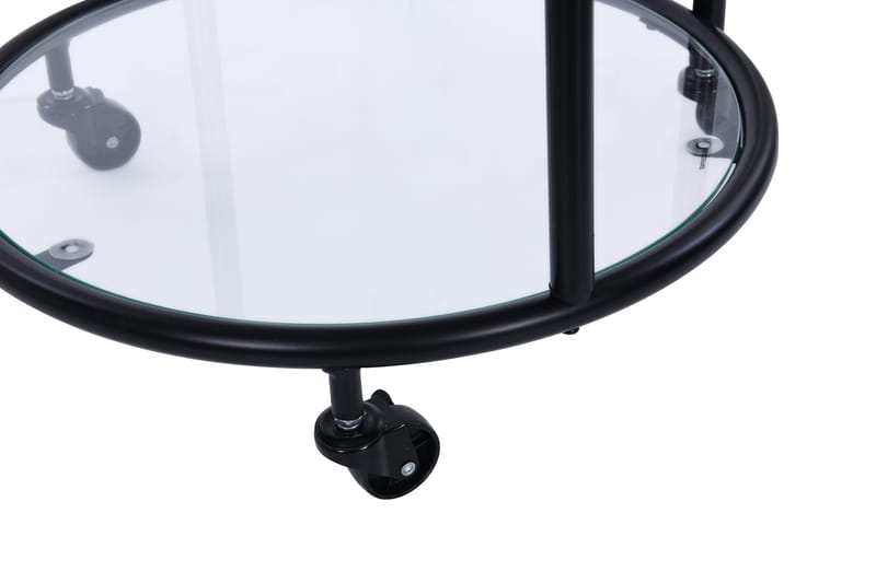 Juomavaunu Agnekil - Musta - Huonekalut - Pöytä & ruokailuryhmä - Tarjoiluvaunu - Tarjoiluvaunut