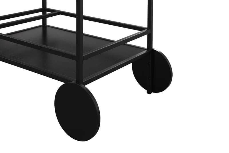 Juomavaunu Agnekil - Musta - Huonekalut - Pöytä & ruokailuryhmä - Tarjoiluvaunu - Tarjoiluvaunut