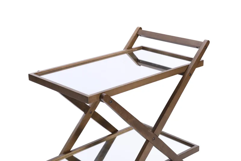 Juomavaunu Erydence - Luonnonväri - Huonekalut - Pöytä & ruokailuryhmä - Tarjoiluvaunu - Tarjoiluvaunut