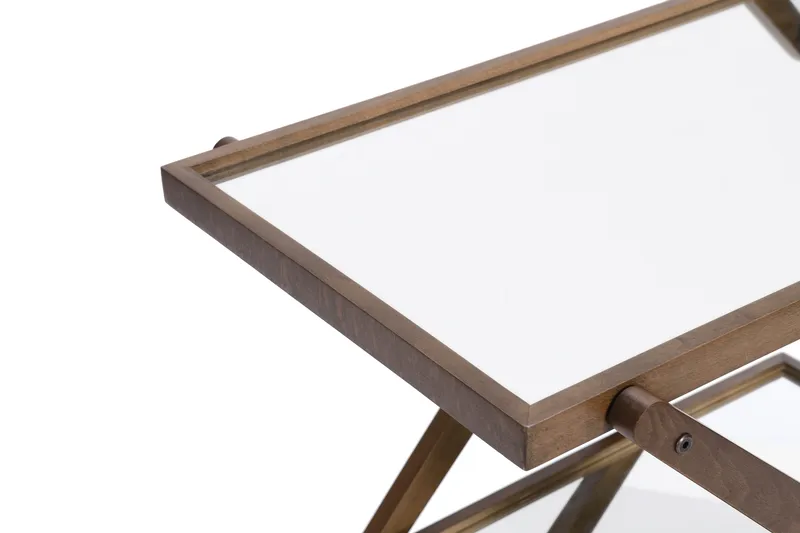 Juomavaunu Erydence - Luonnonväri - Huonekalut - Pöytä & ruokailuryhmä - Tarjoiluvaunu - Tarjoiluvaunut