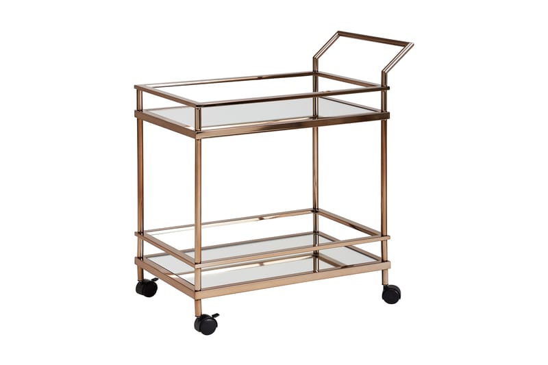 Juomavaunu Hailstock 65x45 cm - Kulta - Huonekalut - Pöytä & ruokailuryhmä - Tarjoiluvaunu - Tarjoiluvaunut