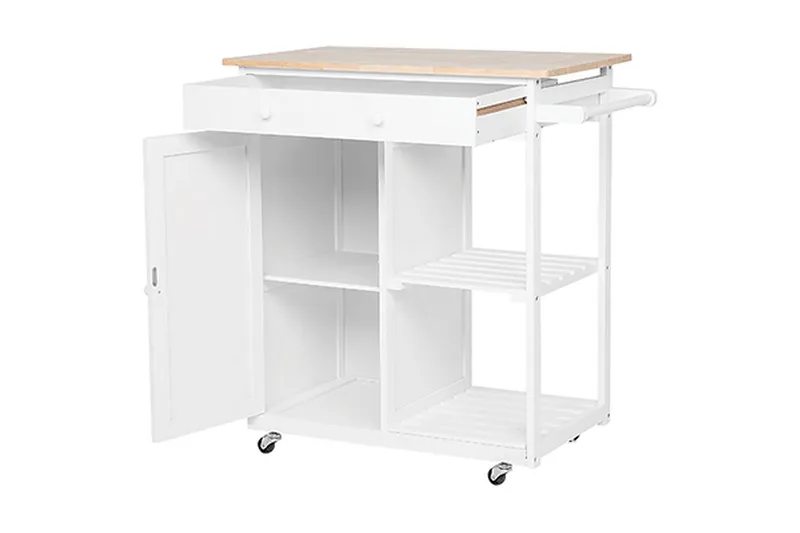 ServeringsPöytä Suong - Valkoinen - Huonekalut - Pöytä & ruokailuryhmä - Tarjoiluvaunu - Tarjoiluvaunut