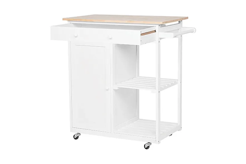 ServeringsPöytä Suong - Valkoinen - Huonekalut - Pöytä & ruokailuryhmä - Tarjoiluvaunu - Tarjoiluvaunut