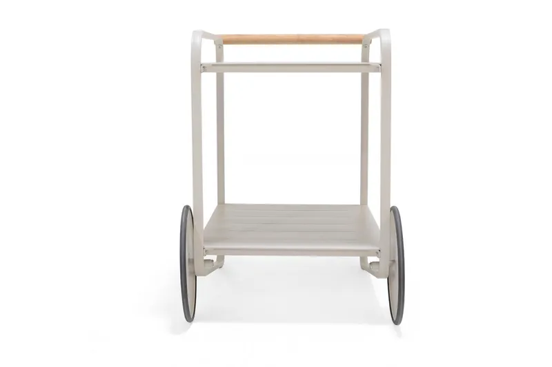 Tarjoilupöytä Portals 92 cm - Valkoinen/Puu - Huonekalut - Pöytä & ruokailuryhmä - Tarjoiluvaunu - Tarjoiluvaunut